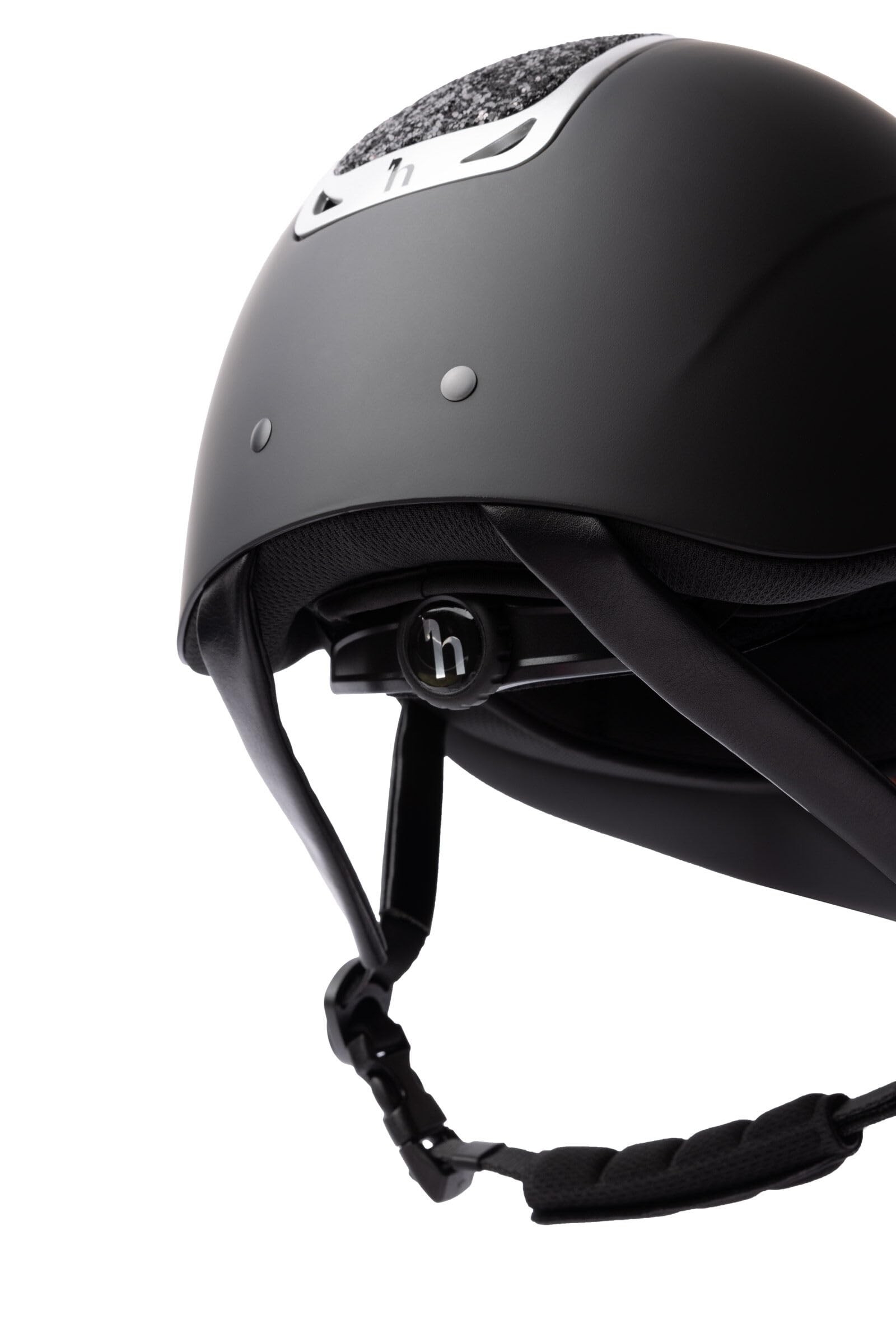 Horze Casco de equitación para mujer con adornos de cristal, CE EN 1384:2023, tamaño ajustable