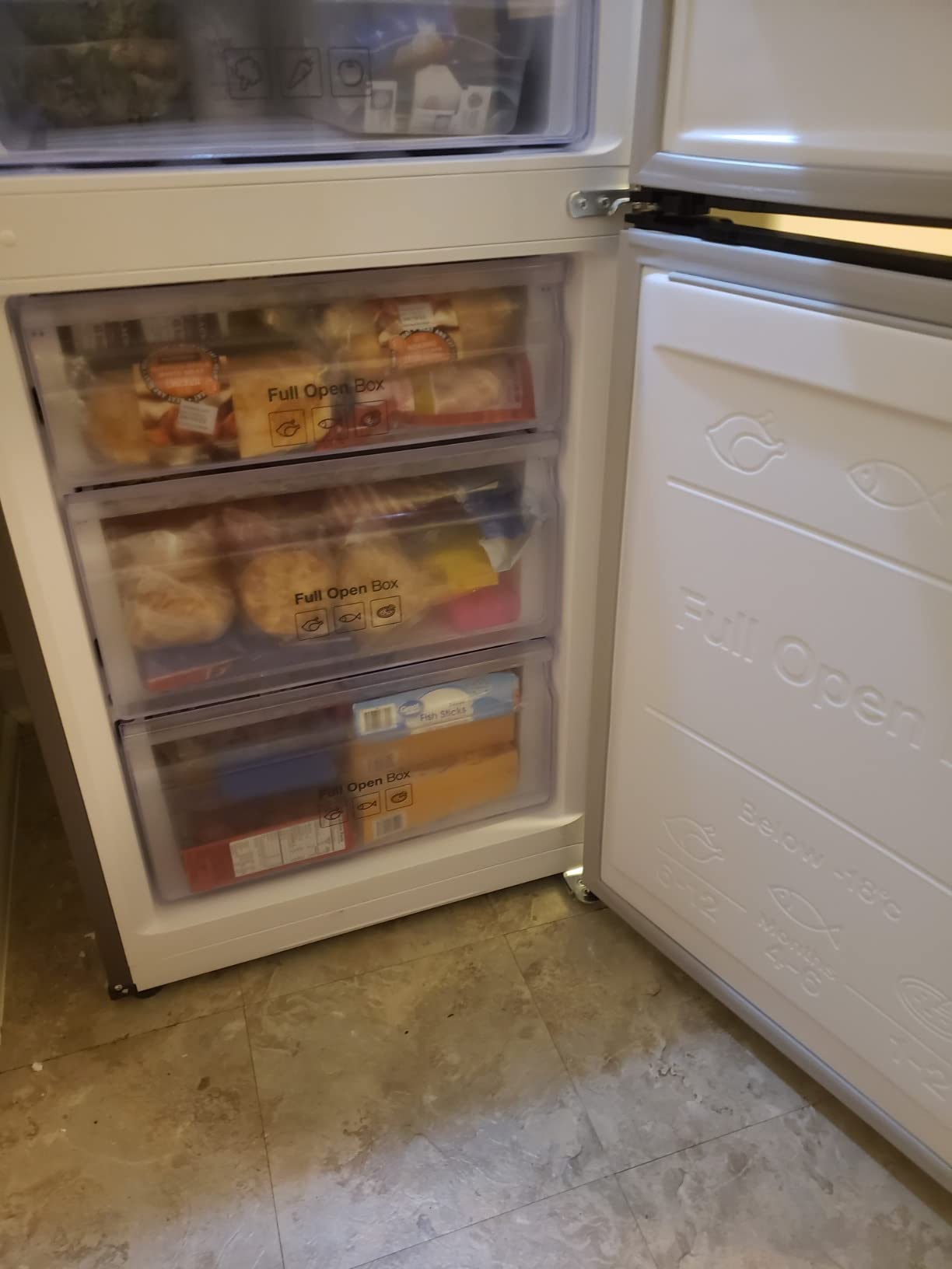 48/mo Finance SAMSUNG 11.3 Cu Ft 24" Bottom Freezer Refrigerator