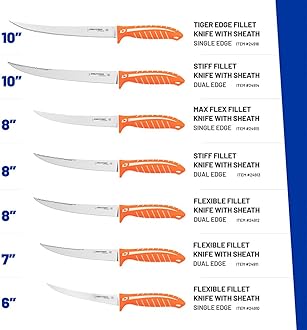 Dexter Outdoors Dextreme Dual Edge 8" Flexible Fillet Knife | Includes Sheath
