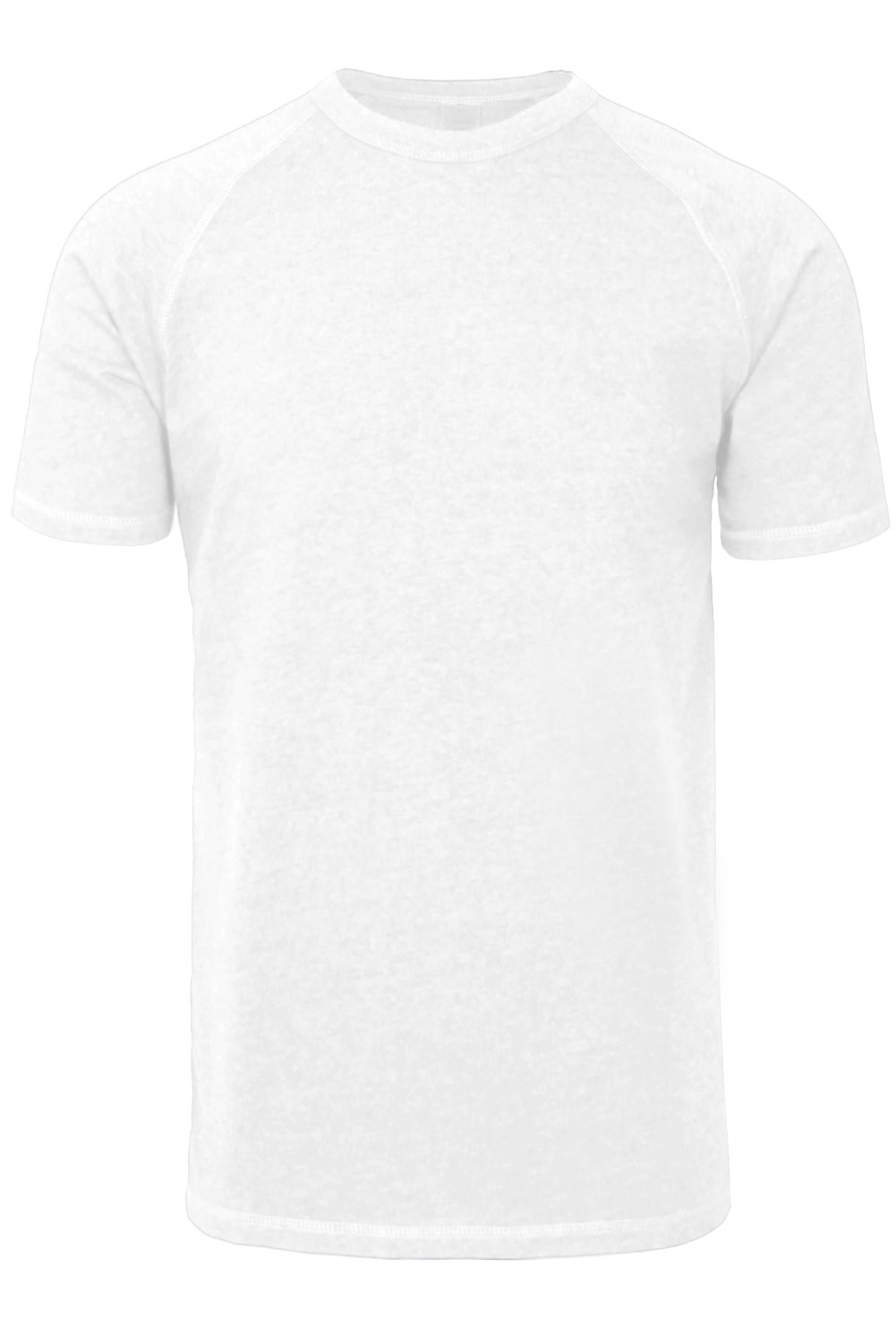 FREE OSTRICH 2019 Summer Men's Cotton Pure Color Long Section T Shirt Basic Crew