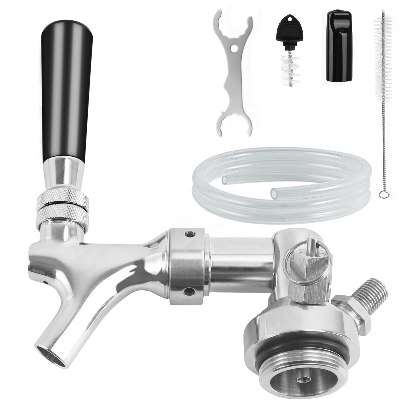 Rubinetto per Birra per Mini erogatore di fusti in Acciaio Inox, Mini erogatore di fusti per Mini erogatore di fusti per Mini erogatore di Birra Portatile da 2L/3,6L/4L/5L/10L
