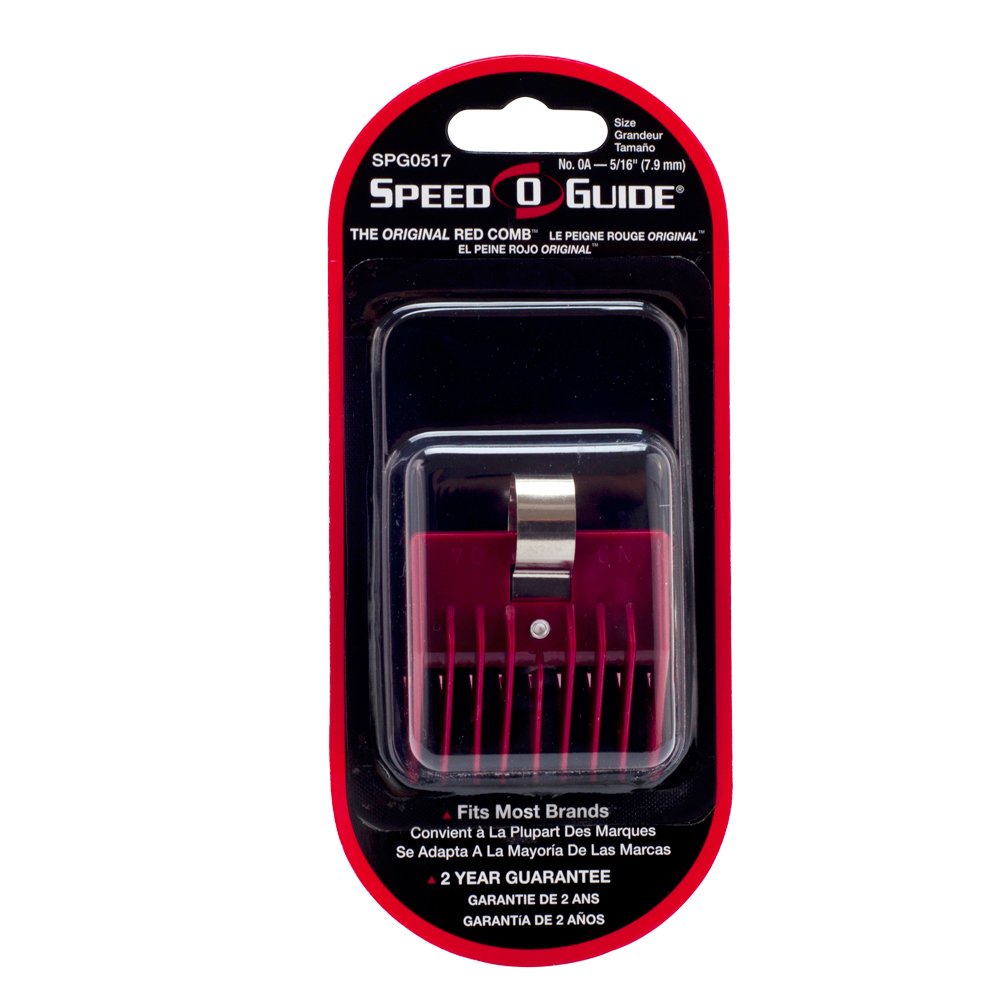 Speed O Guide Hair Comb Dental Guide - Red, Plastic, 0.27" Width - Women's Professional Tools - Dental Professionals (Female)