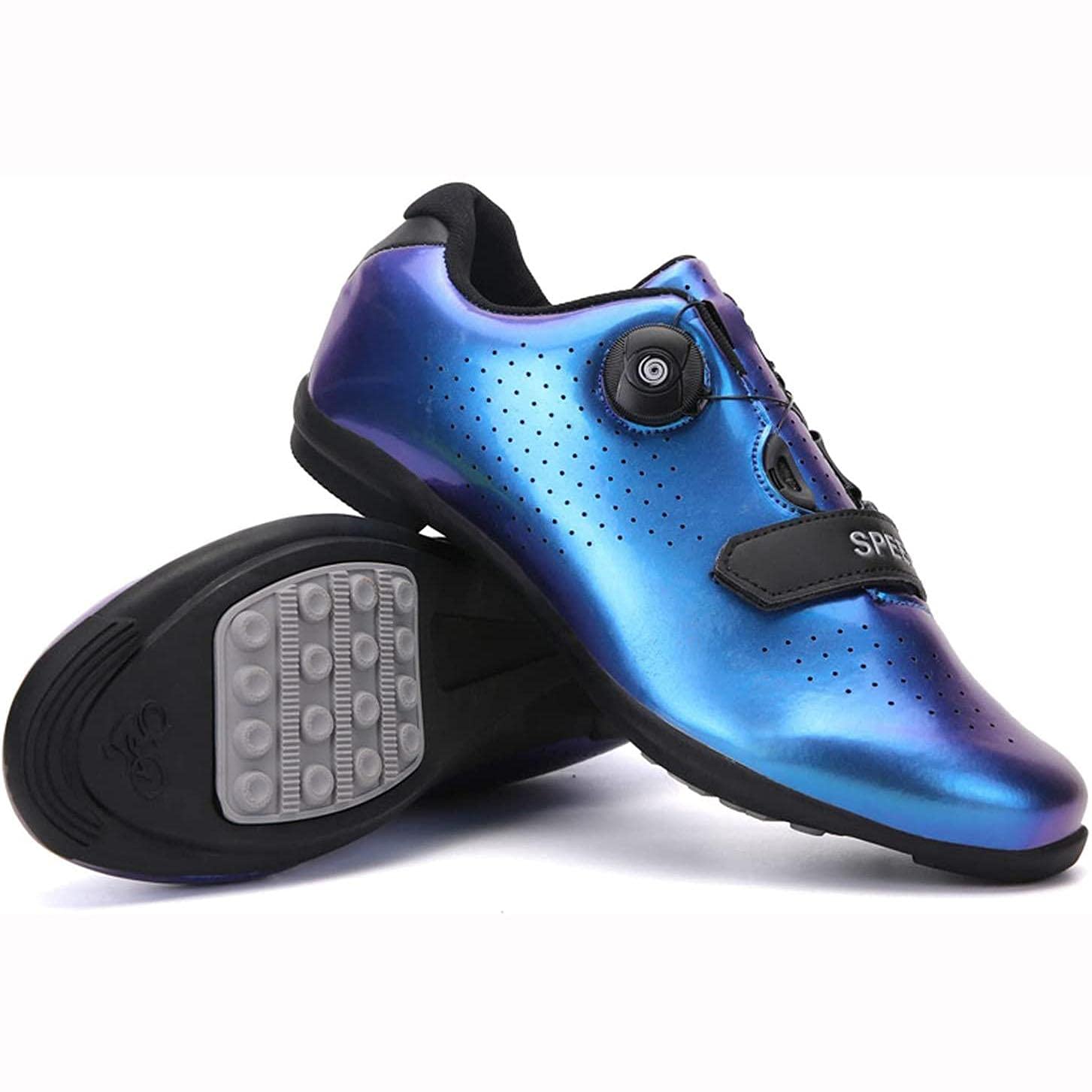 buy them safely Breathable Nonslip NoLock Indoor Bicycle Shoes with Fast Rotating Shoelace