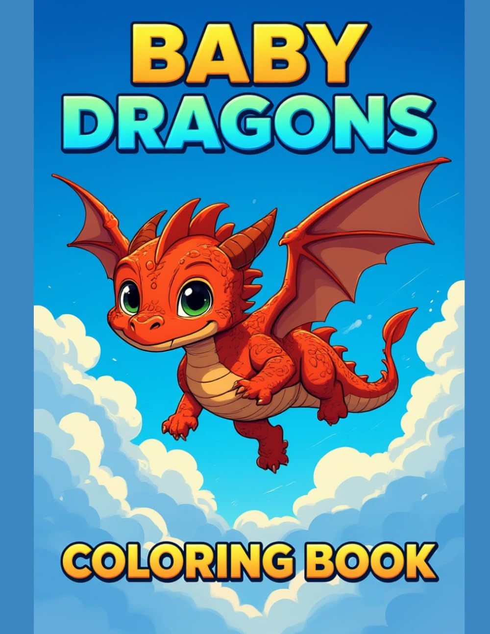 Baby Dragons Coloring Book