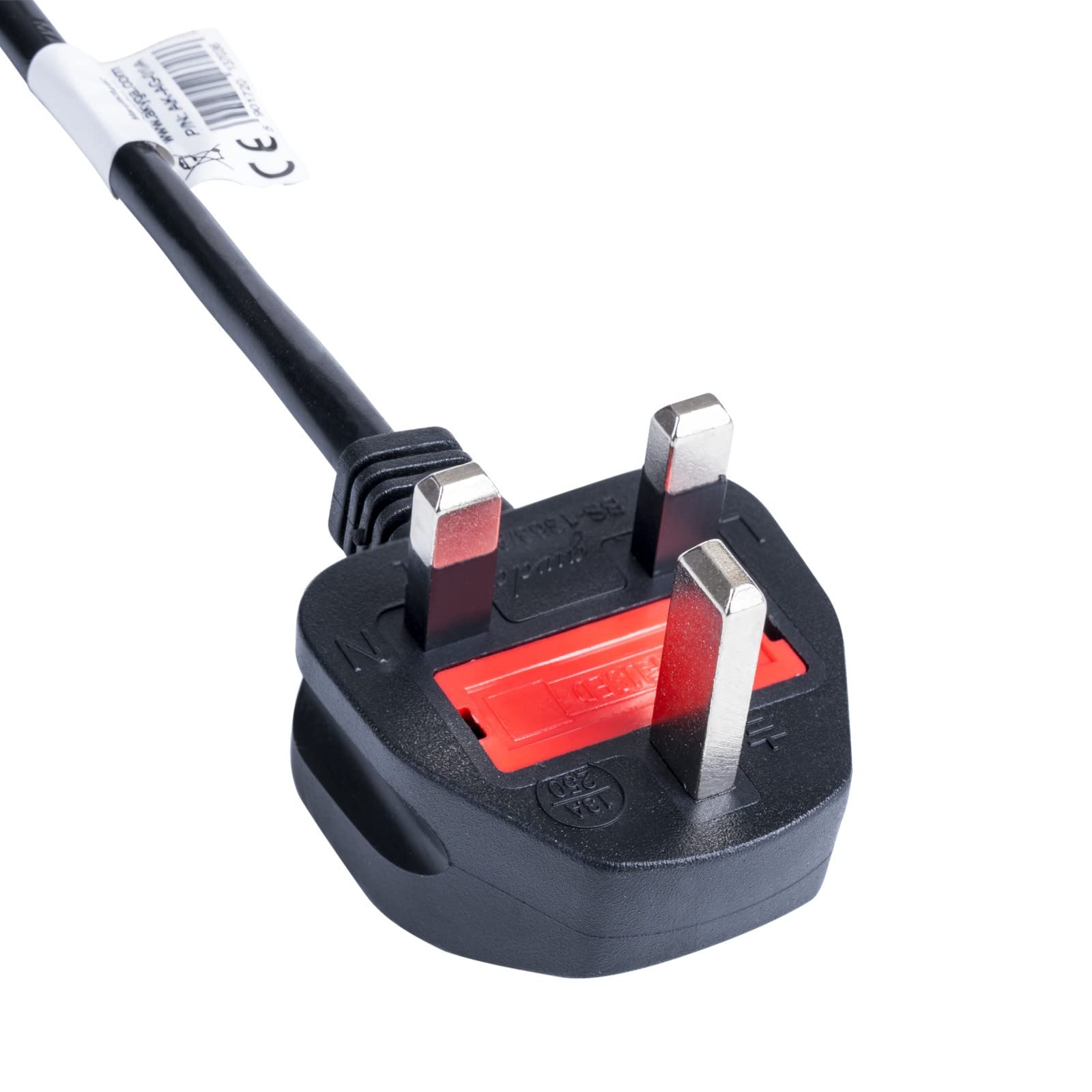 Cavo Alimentazione StarTech UK 3 Metri - Spina BS1363 A C13, 10A-250V, Per PC, Monitor, TV, Nero - Foto 1