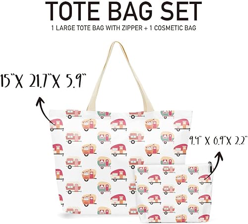 Miniatura 2 de Bolsa de maquillaje para camping, accesorios para caravanas, remolques de viaje, decoración de cámper, cosas de camping, regalos de camping RV,