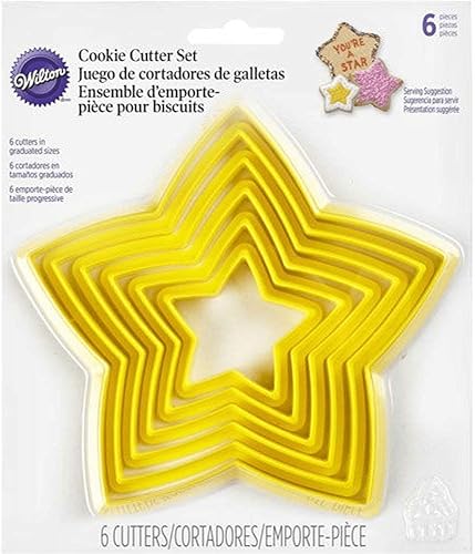 Wilton - Juego de 6 cortadores de estrella