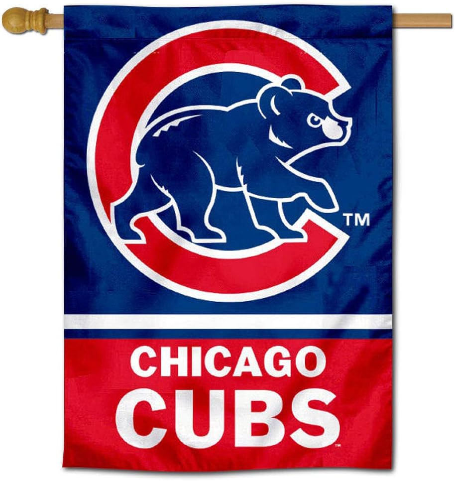 Chicago Baseball Two Sided House Flag