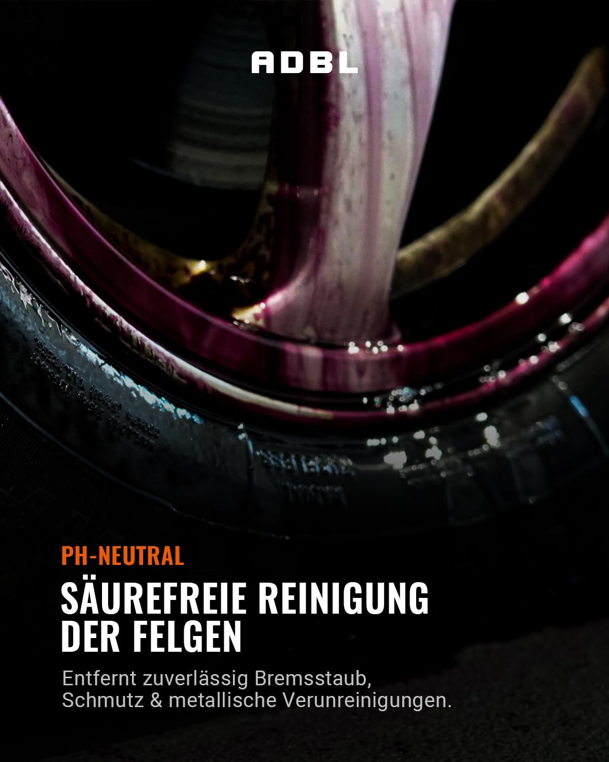 Felgenpflege Set: ADBL Vampire Elixir Felgenreiniger 5L Premium Felgenreiniger Alufelgen + Ablasshahn & Sprühflasche 500ml - schonende & gründliche Reinigung für Alufelgen & Stahlfelgen | 3-teilig