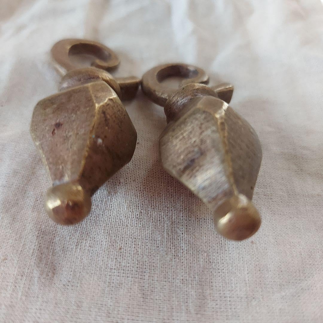 Amazon.co.jp: Orang ulu イヤリング 真鍮 アンティーク 部族