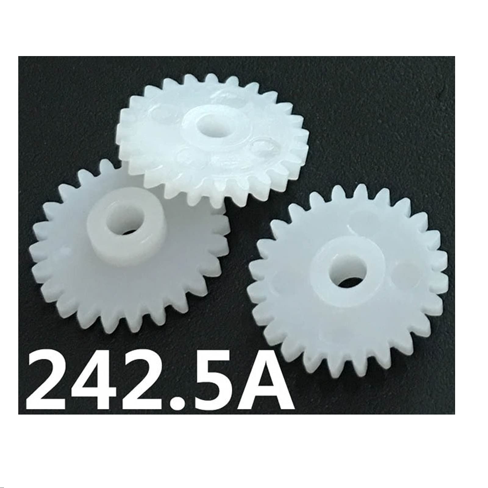 TMP1105 242.5A 0.5M Gear Wheel 24 Teeth Hole 2.5mm Tight Model Motor Parts Pinion Accessory 10pcs/lot (Hole Diameter : 2.5mm Tight, Number of Teeth : 24 Teeth)