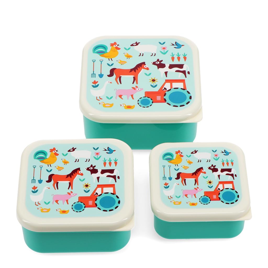 Rex London Snack boxes (set of 3) - Farmyard