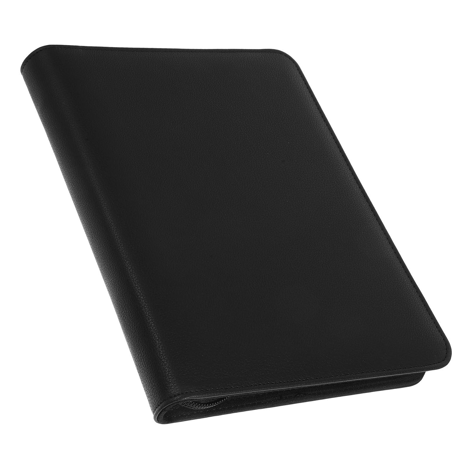 STOBAZA Portafolios de Pu Cremallera y Carpeta de Anillas para Documentos, Gran Capacidad y Diseño Profesional Elegante para Oficina y Negocios