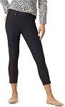 HUE Womens Ankle Slit Essential Denim CapriLeggings