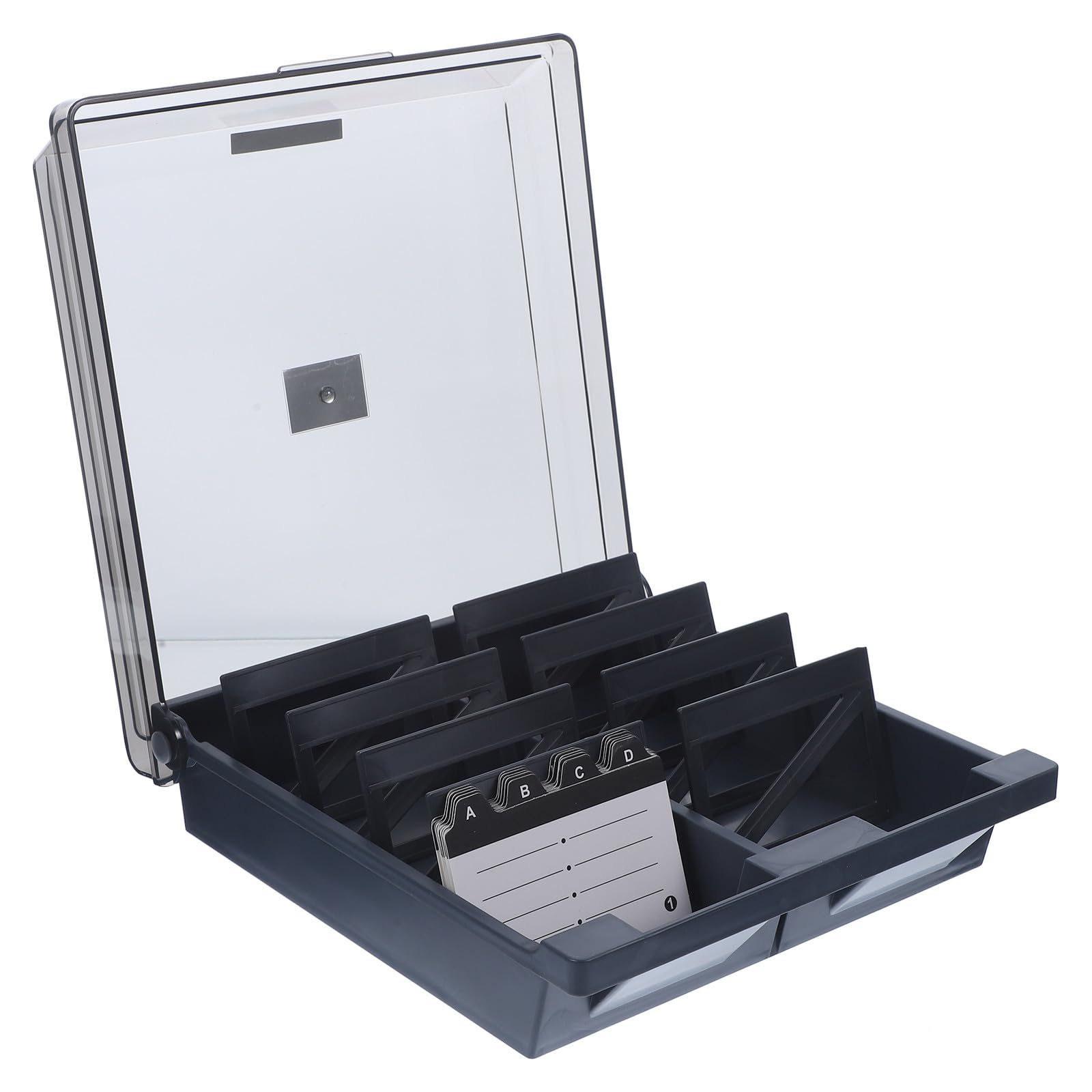 Caja para Tarjetas de Visita Porta Tarjetas de Presentación de Abs Resistente al Desgaste para Clasificación
