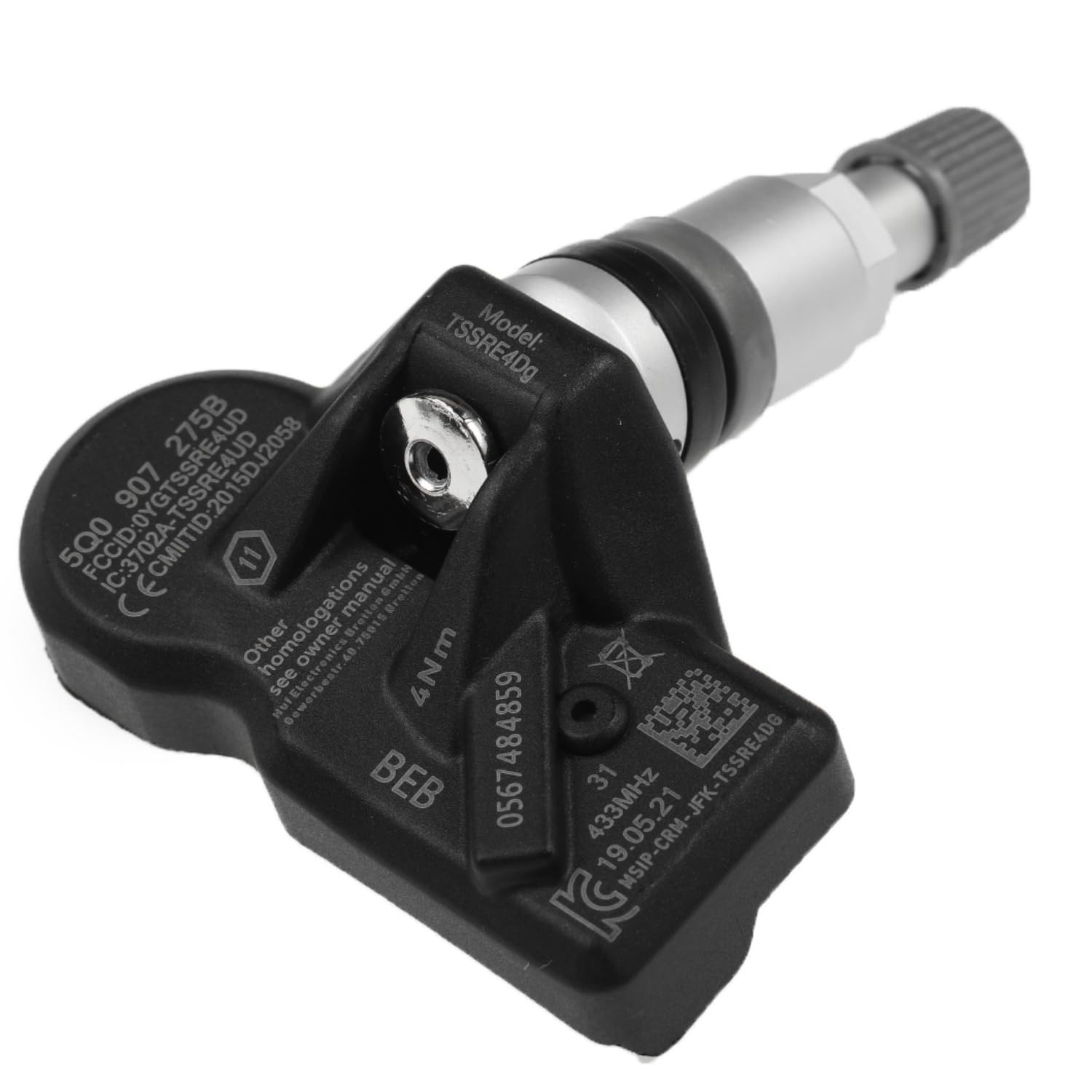 YAOPEI Reifendruckkontrollsensor für Audi A3 A4 A5 A6 A7 A8 Q3 Q5 Q7 Q8 Porsche 718 911 Cayenne Macan Ferrari Skoda Kodiaq Superb VW Beetle CC Caddy 4 5 Passat Tiguan 5Q0907275B (4)