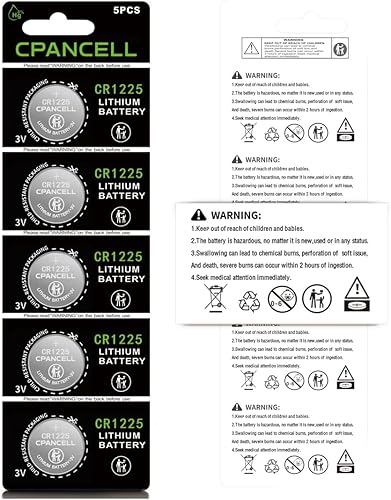 Miniatura 6 de CPANCELL Baterías de litio CR1225 3V Batería de alta capacidad (5 unidades)