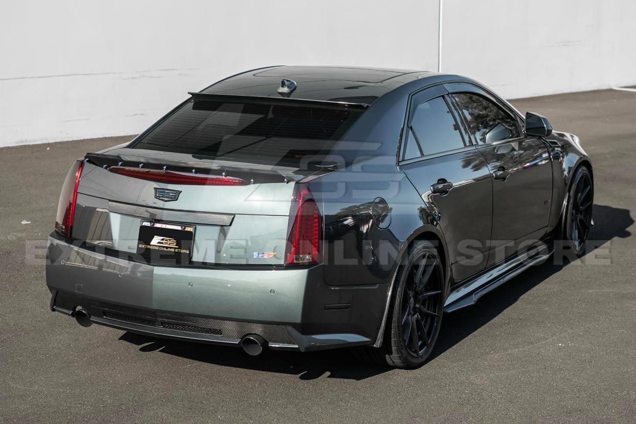 for 2009-2015 Cadillac CTS & CTS-V | GM Factory Style Carbon Fiber Upper Roof Shark Fin Tape On Cover