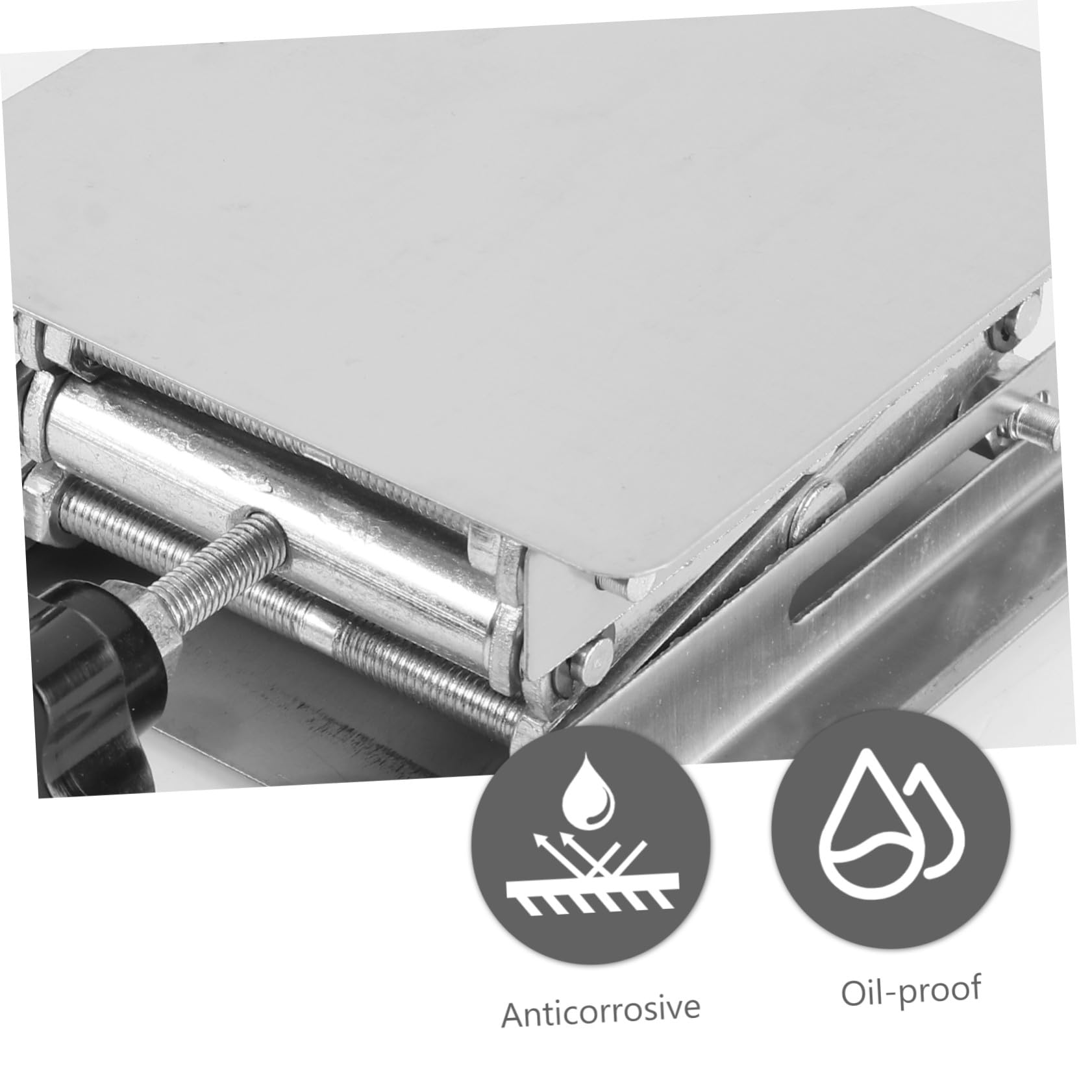 Mikikit Piattaforma Elevatrice in Acciaio Inox Per Banco Da Lavoro Supporto Forbice Per Laboratorio Resistente e Antiolio