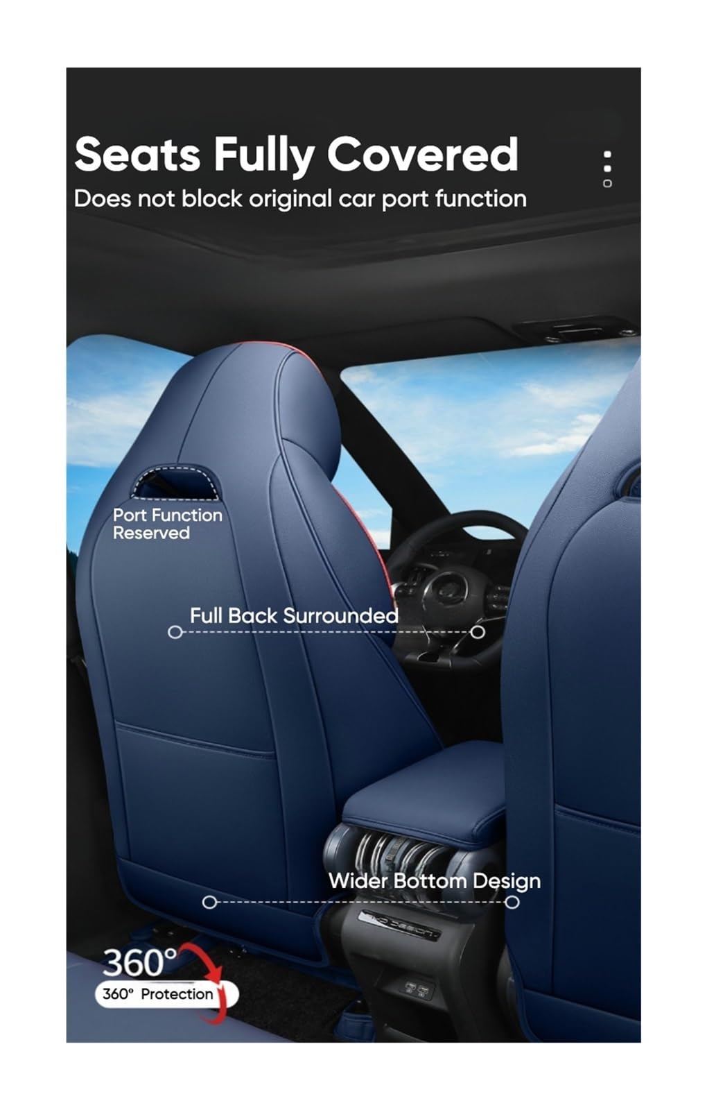 Amazon | 自動車用シートカバー 用 BYD アト 3 元プラス EV 2022 年フルカバーフロントとリアフルセット Pu  レザーカーシートカバーインテリアアクセサリー カーシートカバー (色 : Standard color 9) | シートカバー | 車＆バイク