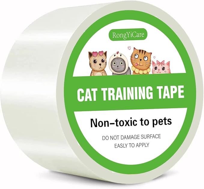 RongYiCare Cat Scratch Protector, Cat Furniture Protector Training Tape