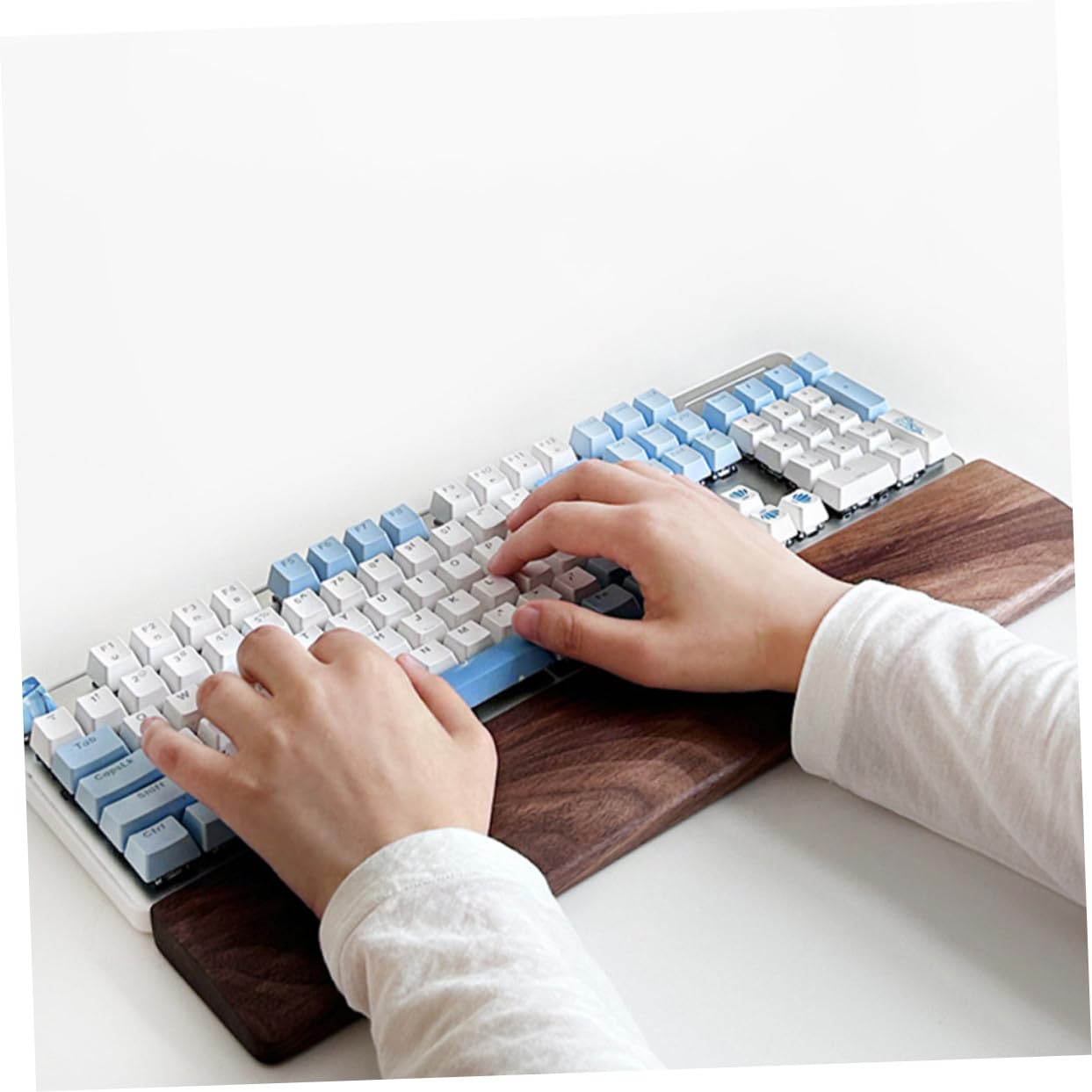 Mechanische Tastatur Handgelenkauflage mit Rutschfestem Design und Leichtem Gewicht Ergonomische Handgelenkstütze für Schreibtisch und Büro