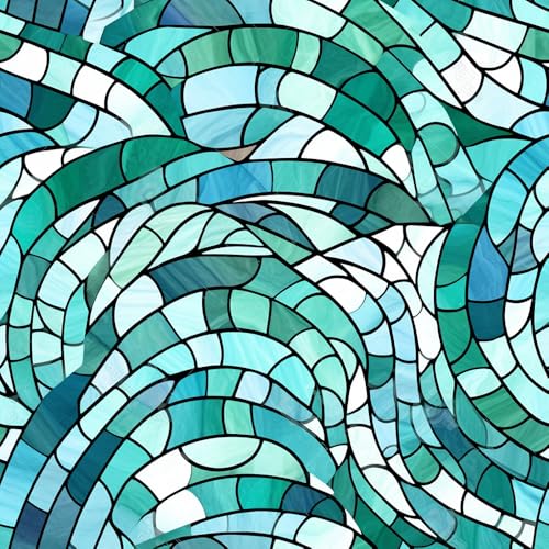 Vinilo decorativo azul para ventana 40x300 cm miniatura 7