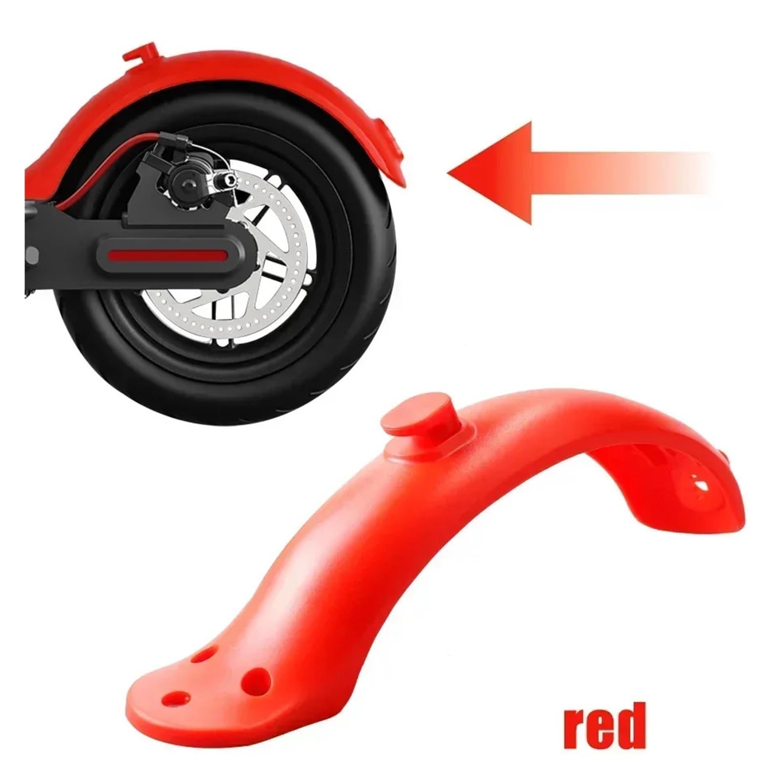 15 pezzi Parafango for scooter elettrico adatto for Xiaomi, Mijia M365 M187 Pro Scooter Skateboard Pneumatico Parafango Splash Gancio di protezione Coperchio decorativo del parafango per scoote