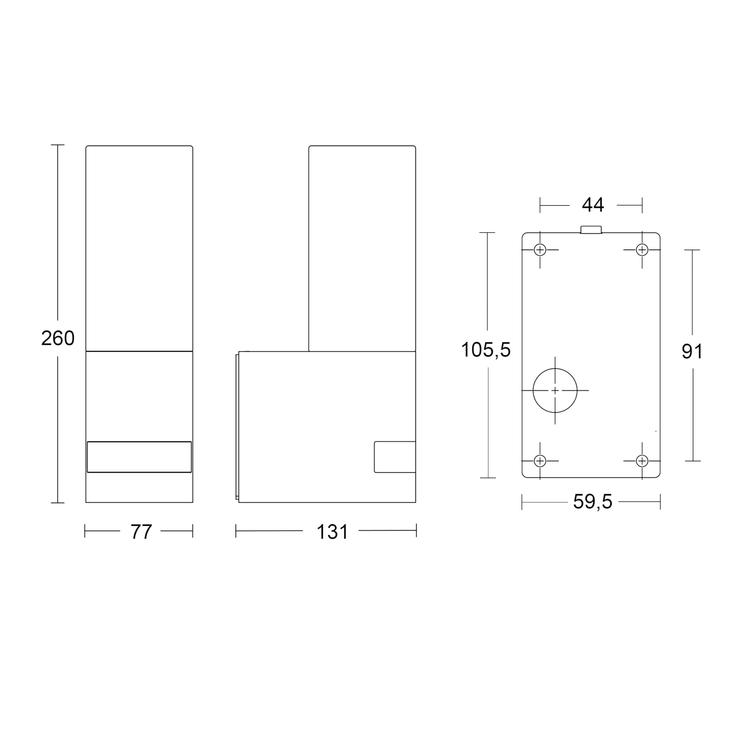 Steinel Oprawa zewnętrzna L 605 S, czujnik zewnętrzny LED, czujnik ruchu 180° o zasięgu 10 m, 11,3 W, 729 lm, aluminium
