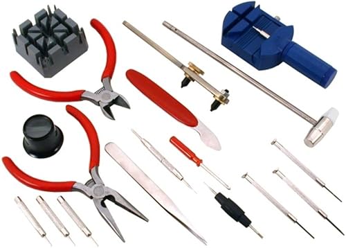 WATCH Caso llave destornilladores soporte de martillo 18pcs