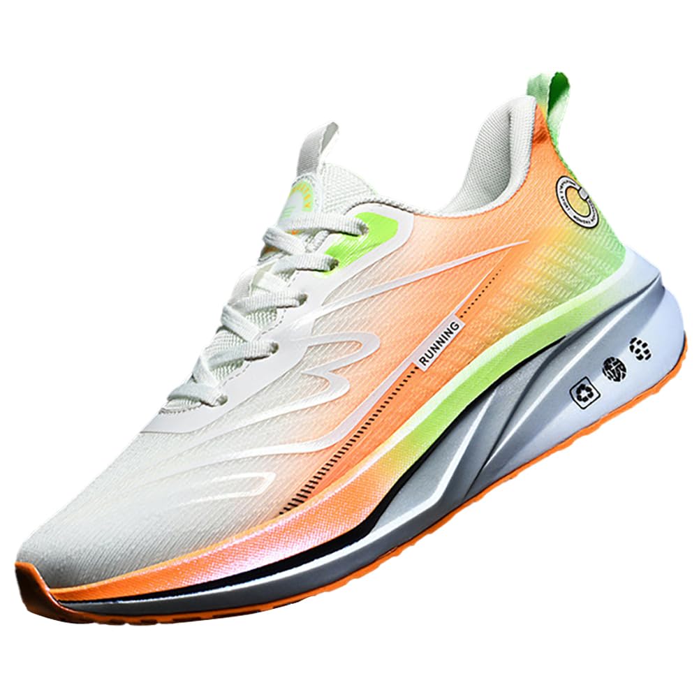 Unisex lekkie trampki sportowe oddychające z amortyzowaną podeszwą eleganckie buty do biegania i codziennego użytku