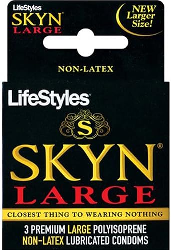 Lifestyles Skyn Large sin látex, 3 unidades