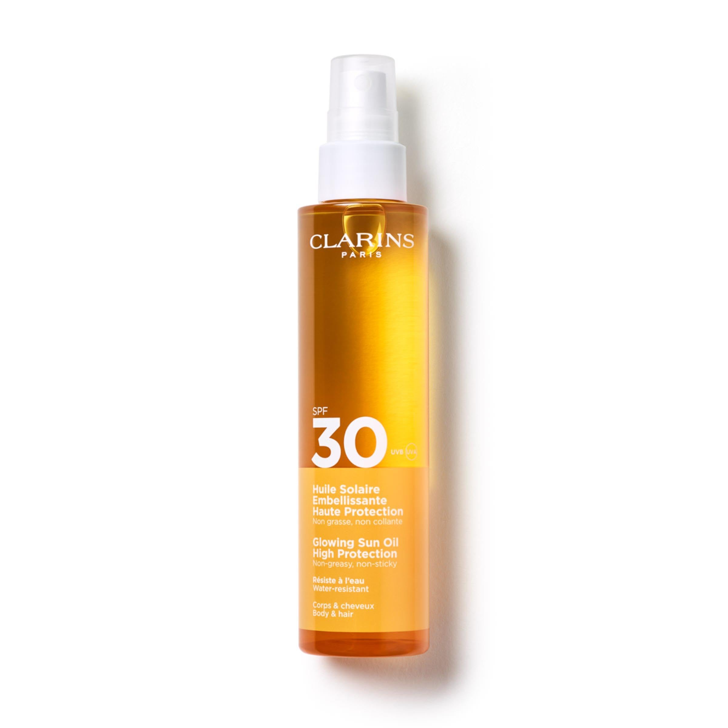 Clarins Glowing Sun Oil High Protection SPF30 150ml