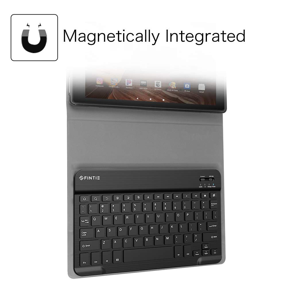 Amazon | Fintieキーボードケースすべての新型Fire HD 10 (第7