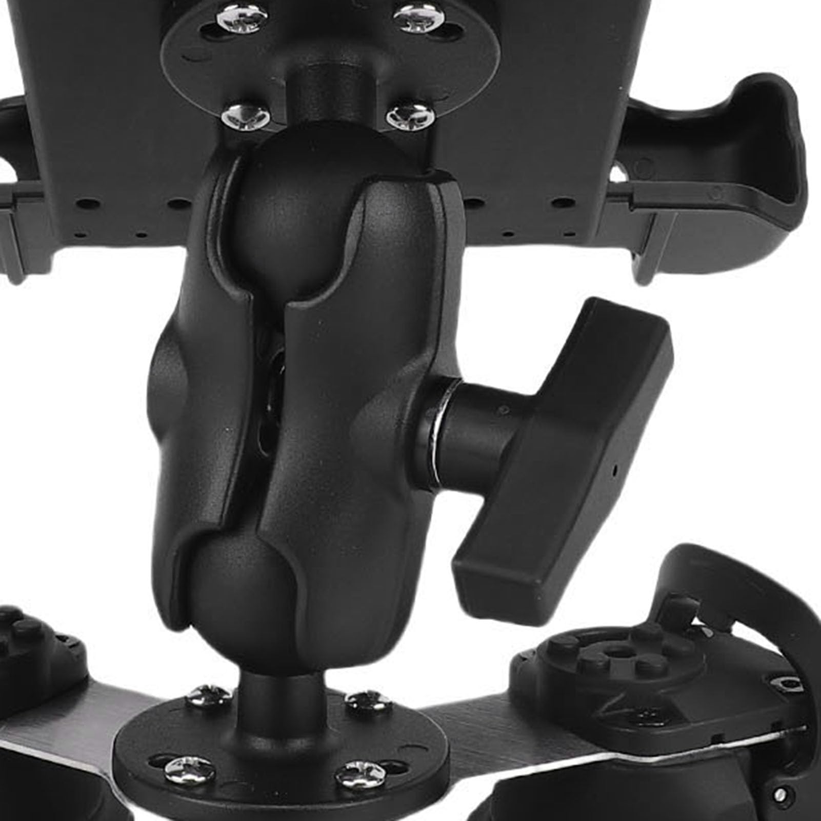 Socobeta Soporte para Tableta con Ventosa Triple Versátil, Diseño Antideformación para Pesca y Navegación, Nailon de Aleación de Aluminio