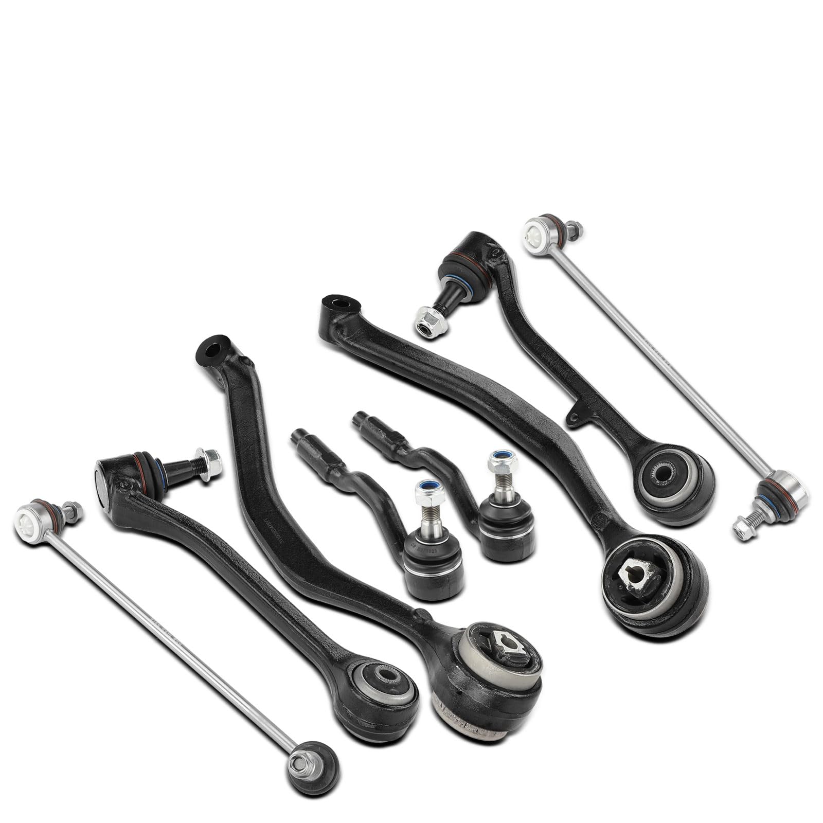 Frankberg 10-Teilig Querlenker Satz Koppelstange Spurstangenkopf Kompatibel mit X3 E83 2.0L-3.0L 2004-2008 X3 E83 xDrive18 xDrive20 xDrive30 2.0L 3.0L 2008-2011 Replace# 31103415027