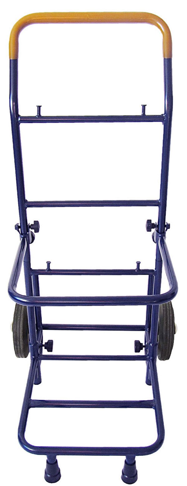 Zeitungsroller Zeitungswagen Multi 2 mit Zwei blauen Zeitungstaschen aus LKW-Plane, Zustellerbedarf