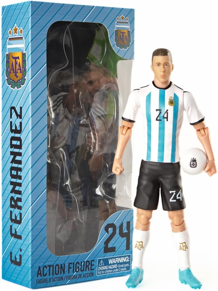Banbo Toys Argentina AFA Enzo Fernandez 8" Collectible Soccer Action Figure