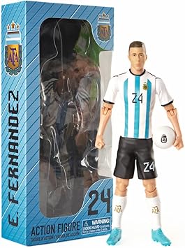 Sockers Banbo Toys Argentina AFA Enzo Fernandez 8" Collectible Soccer Action Figure