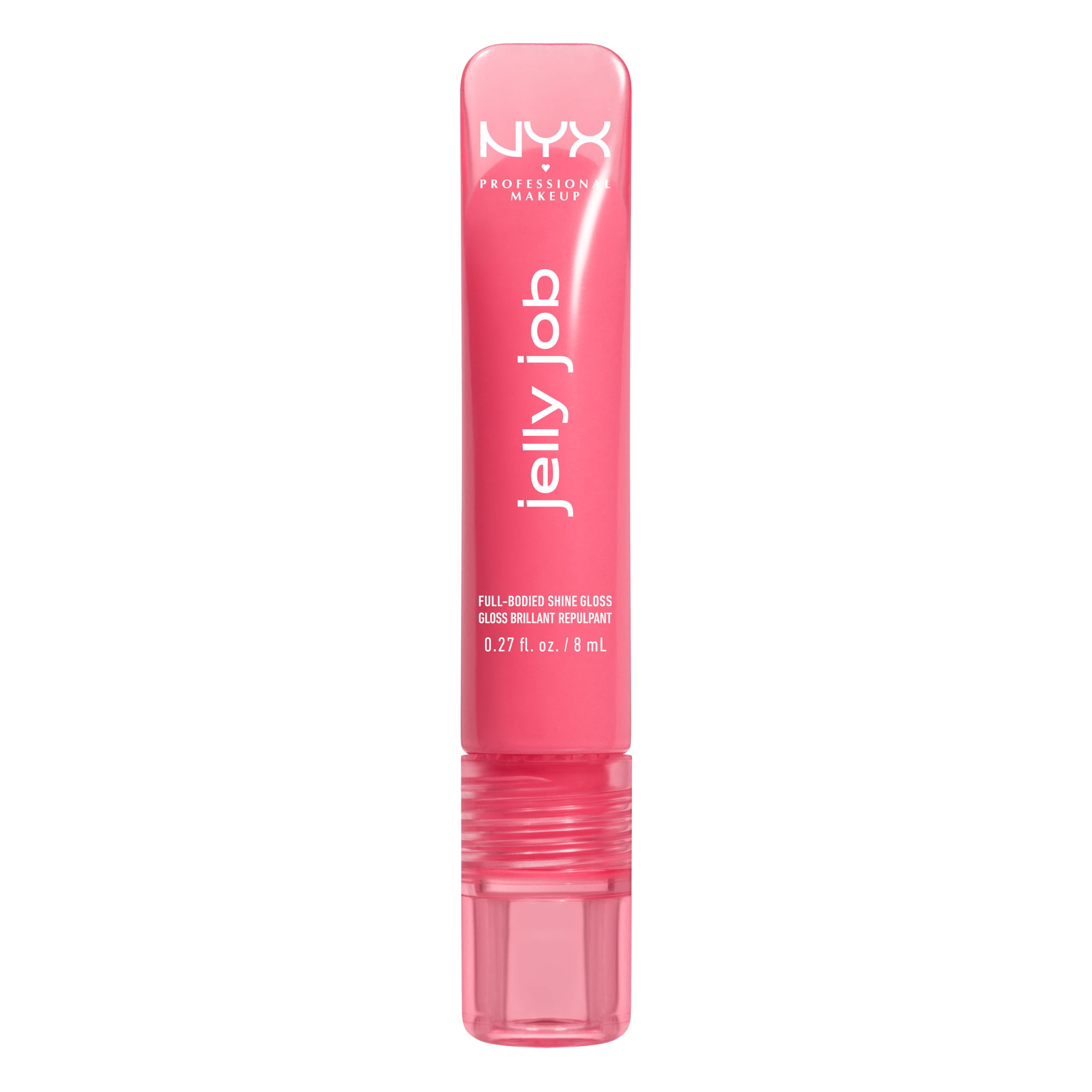 NYX Professional Makeup Lip Gloss, Plumping Peptide Formula, Jelly Blushin'