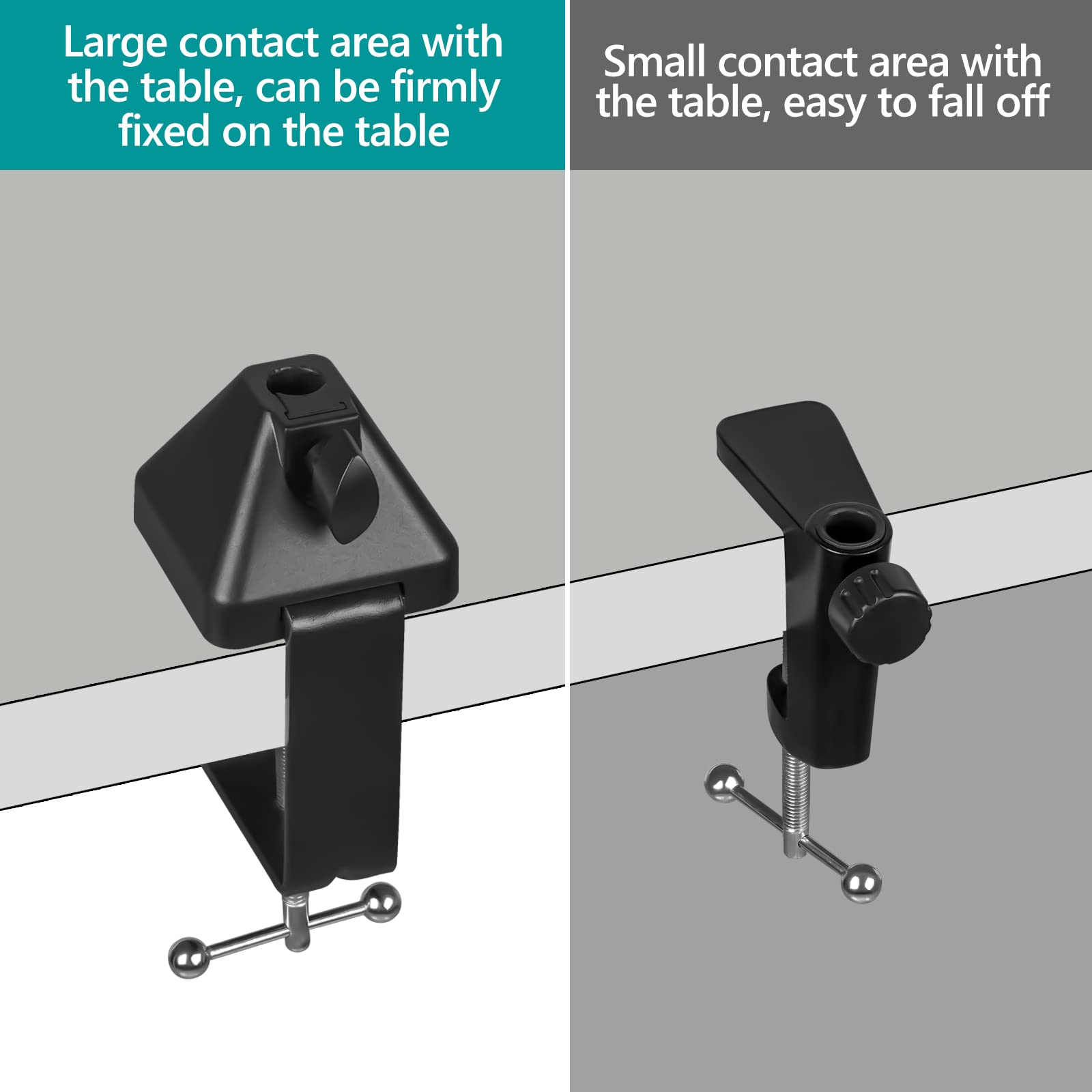 Geekria Pince De Fixation Bureau Pour Bras De Micro - Compatible TONOR T20, Aokeo AK-35, InnoGear - Support Robuste Et Pratique