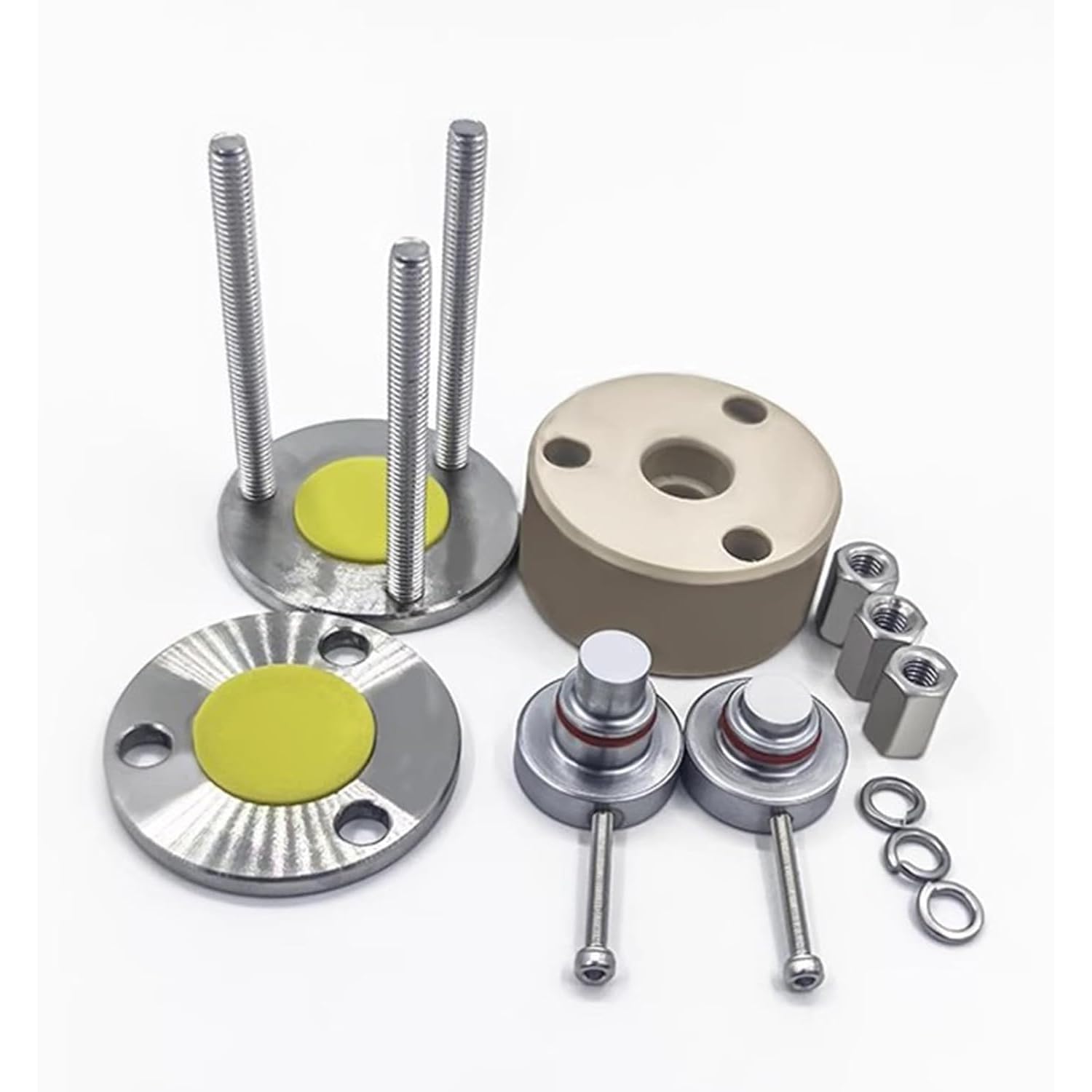 Molde de prueba de batería de estado sólido, diámetro ajustable de 6 a 20 mm, presión máxima de trabajo de 800 MPA, ideal para investigación de baterías y experimentos de laboratorio