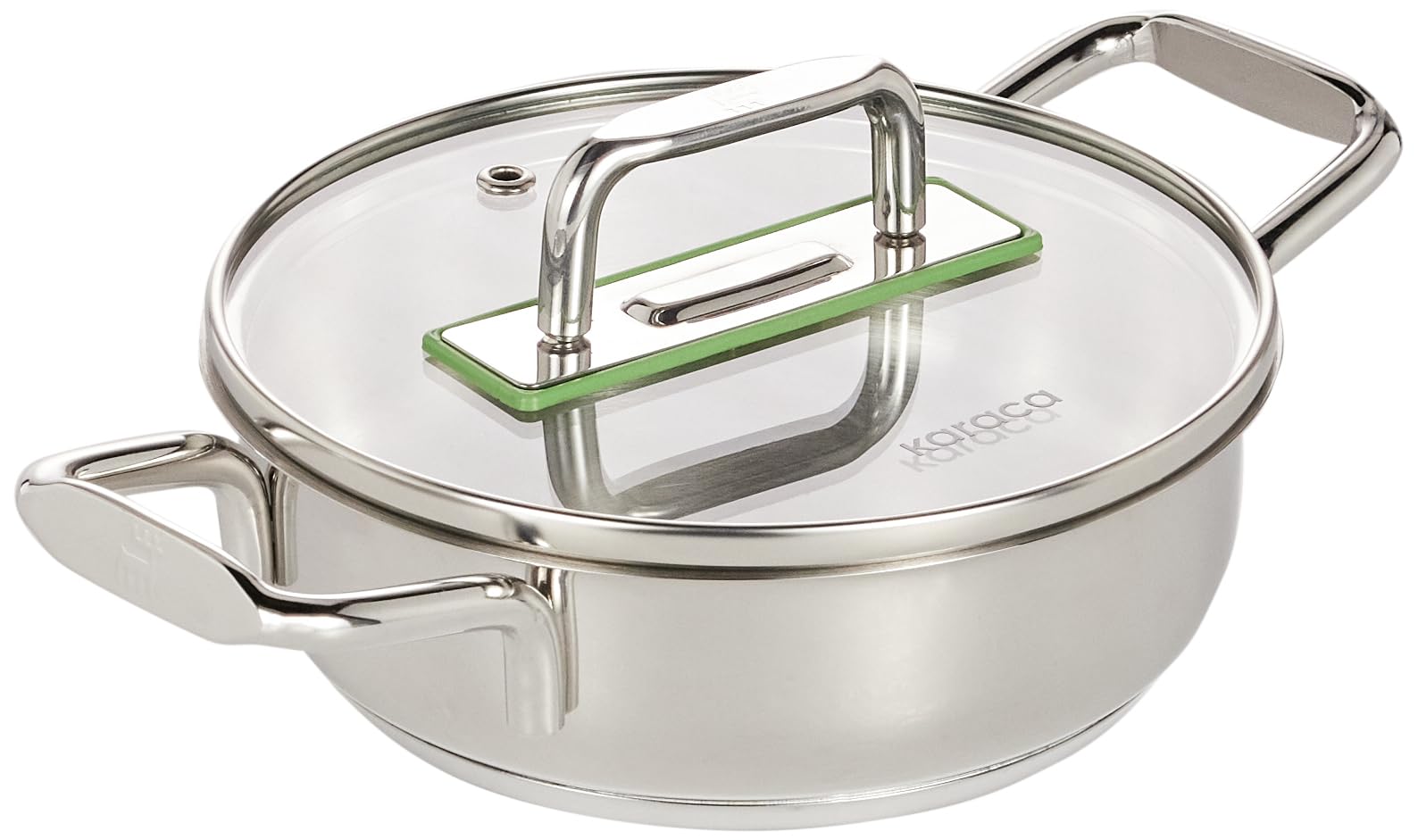 كاراجا طقم مقالي آريا 6 قطع ستيل