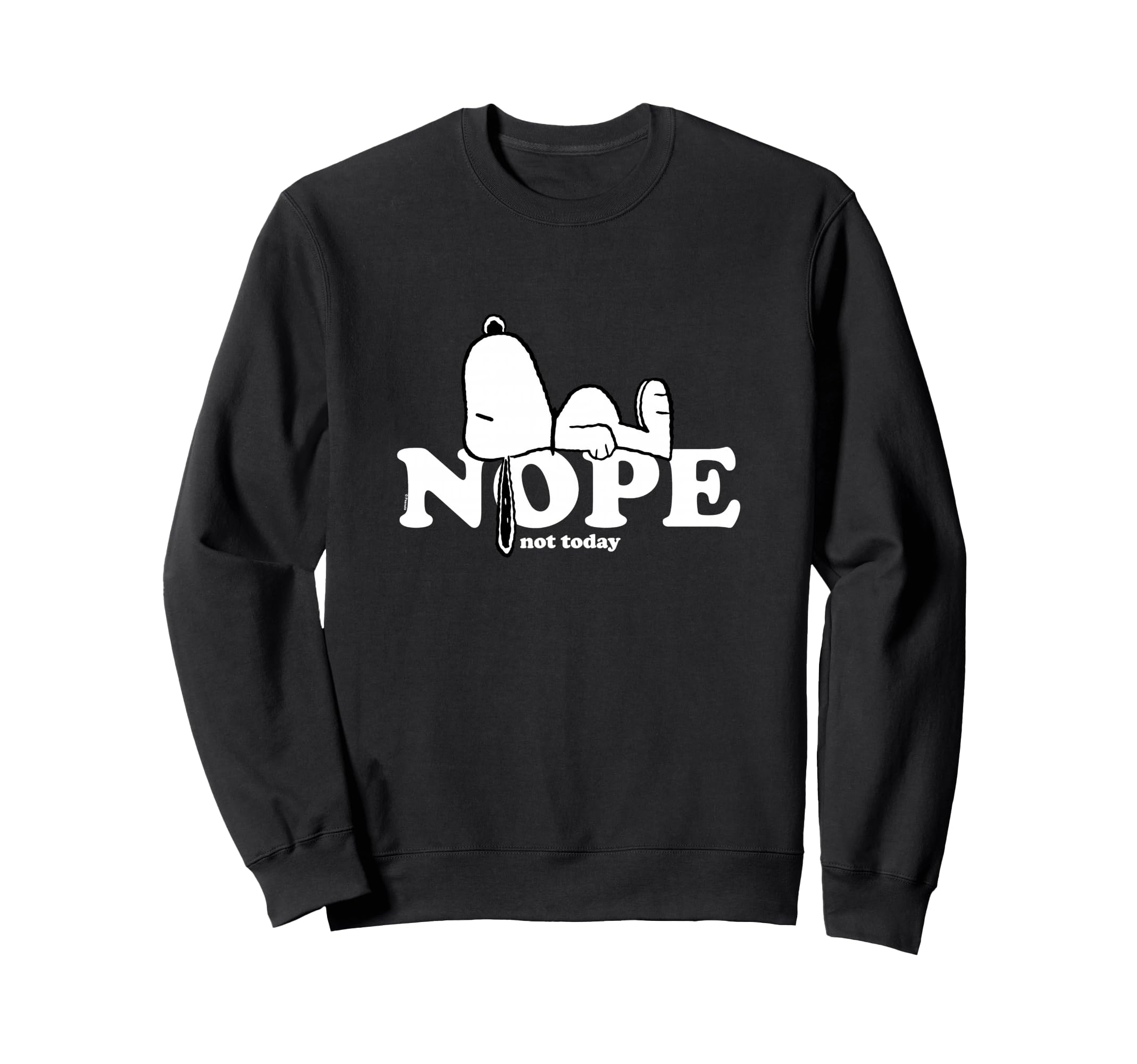 Peanuts Snoopy Nope Not Today Sweatshirt