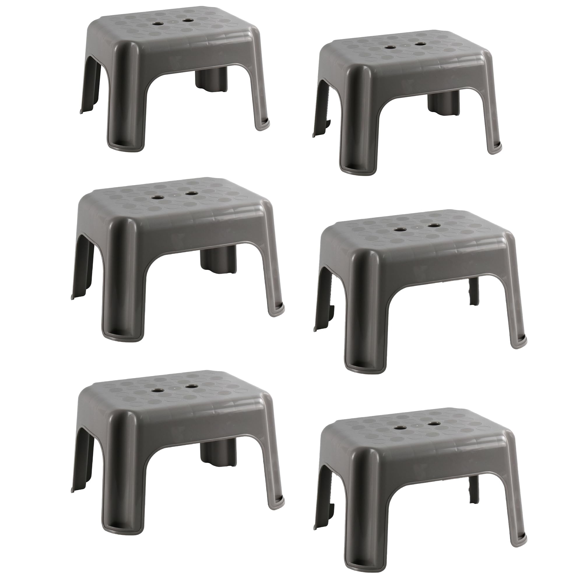 Plastic Sitting Stool Premium Strong Quality Non Slip Feet Step-Stool (Talpa-X6)