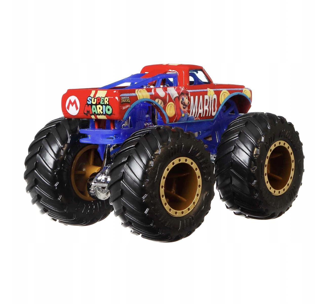 Amazon | ホットウィール モンスタートラック スーパーマリオ マリオ
