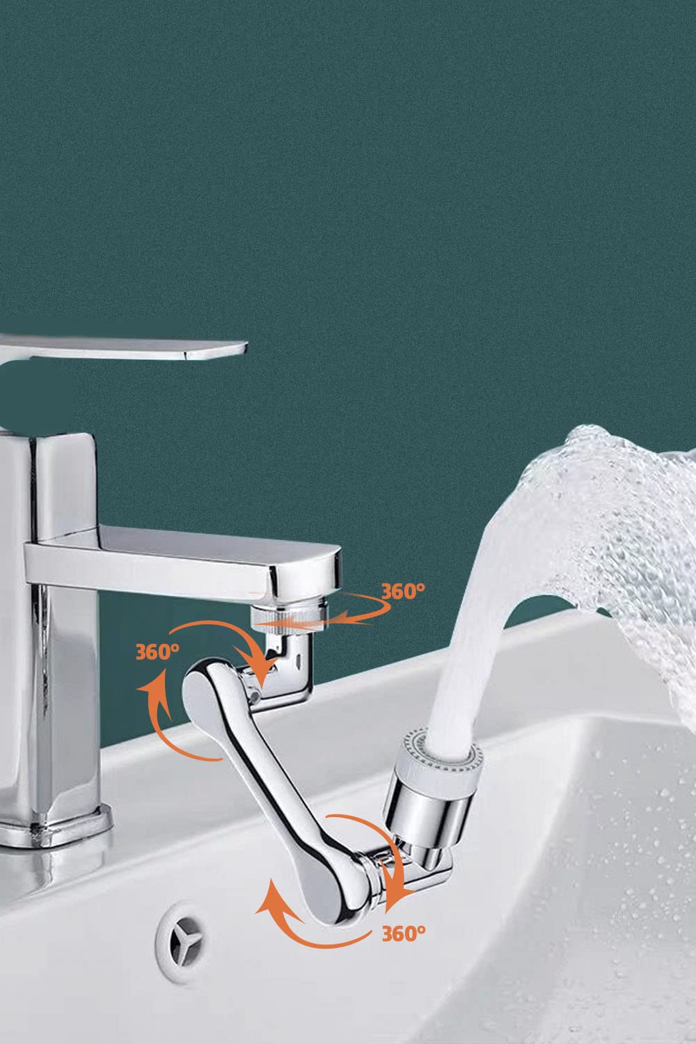 Buy OVRX Swivel Faucet Extender, 1080° Rotating Splash Filter Faucet