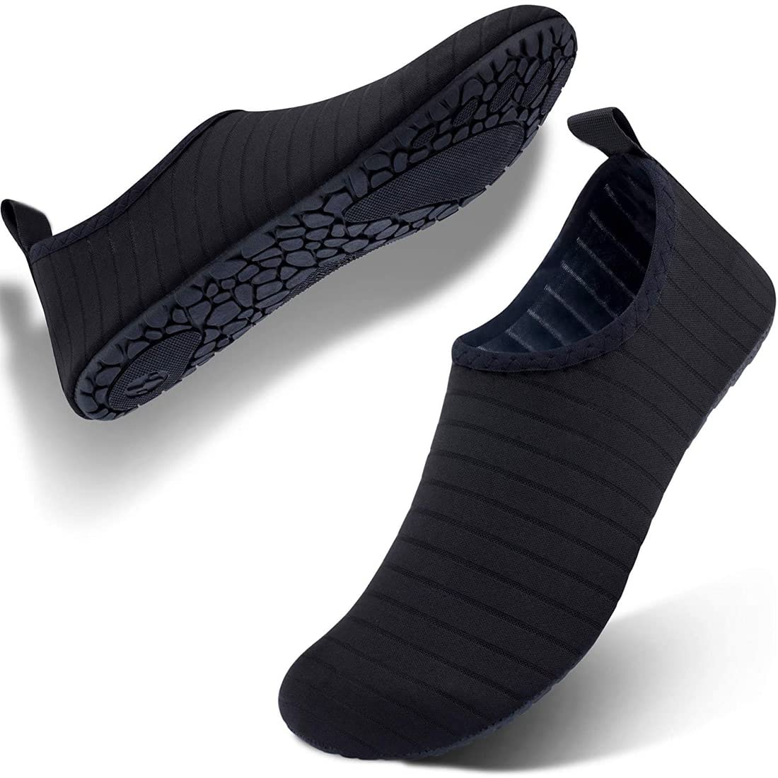 FELOVE Zapatos de Agua Playa Escarpines Zapatillas Piscina de Deportes Acuáticos Buceo Surf Snorkel Yoga Piscina Hombre Mujer,Secado Rápido Antideslizante Zapatos