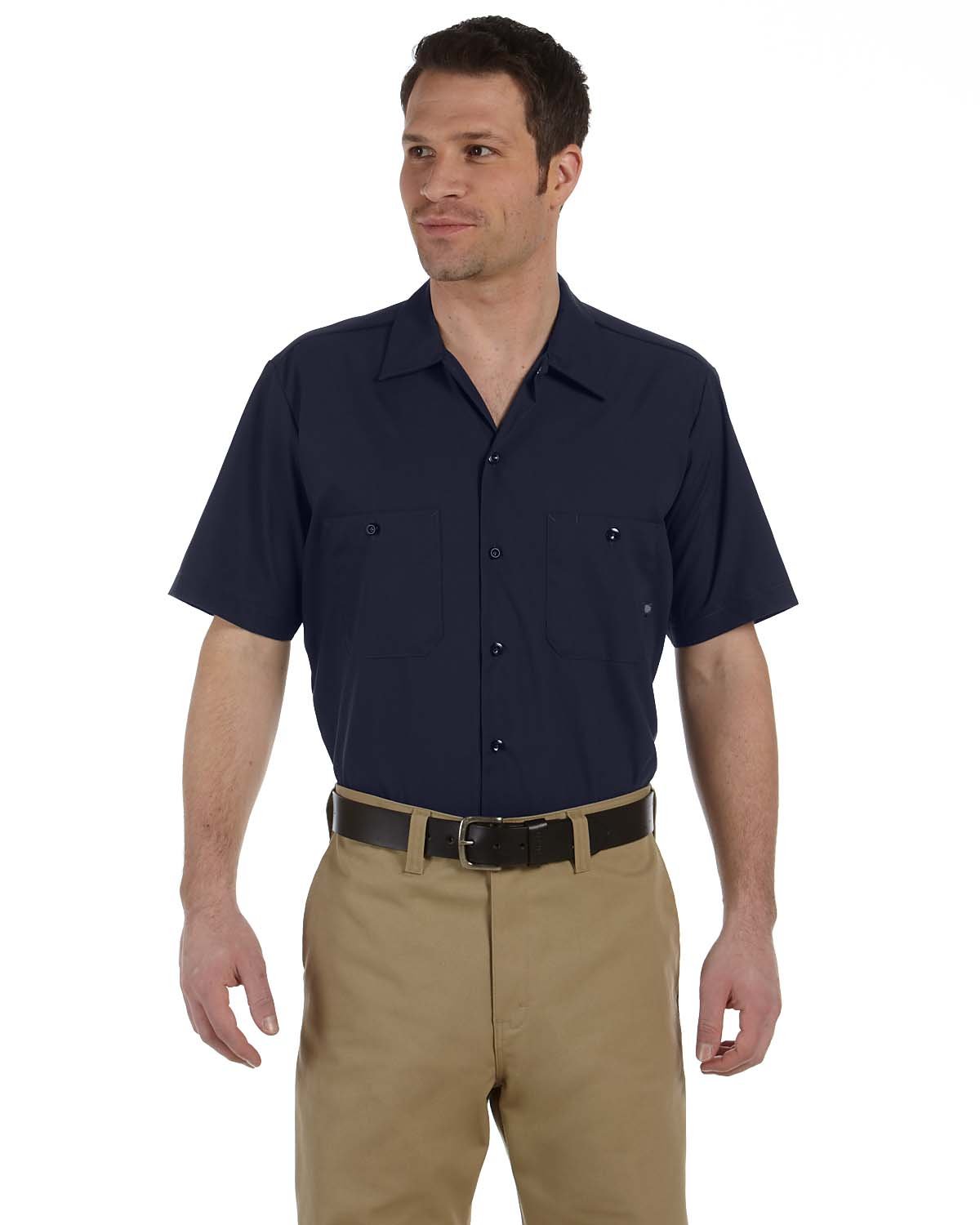 Dickies Men's Short Sleeve Industrial Work Shirt
