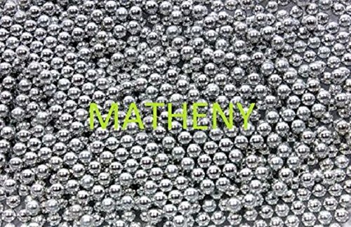 Paintball 4.5 mm 1000 ct Silver Zinc Plated Metal BBs (.177 Cal)